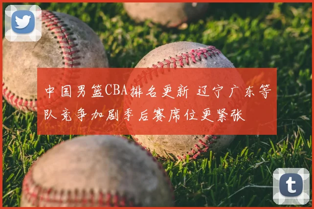 中国男篮CBA排名更新 辽宁广东等队竞争加剧季后赛席位更紧张