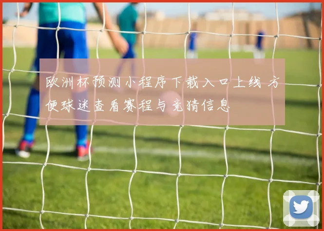 欧洲杯预测小程序下载入口上线 方便球迷查看赛程与竞猜信息